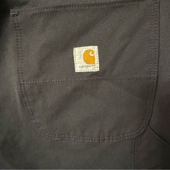 Carhartt force Women's Large (12-14) Black Pull On Utility Fitted Pants - Picture 6 of 6